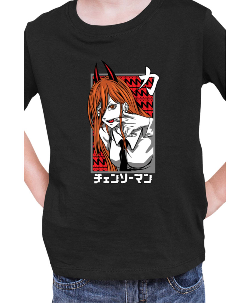 Детска Тениска Manga Japan Anime Comics Animation Chainsaw Man Fiend Formpower