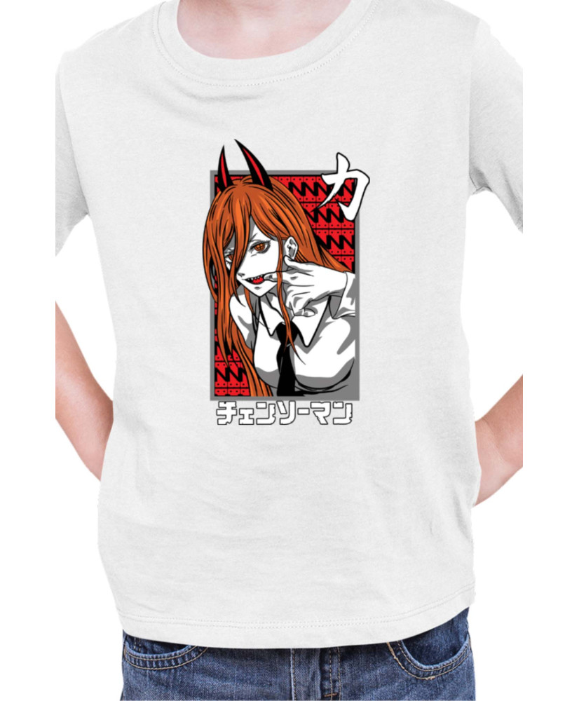 Детска Тениска Manga Japan Anime Comics Animation Chainsaw Man Fiend Formpower