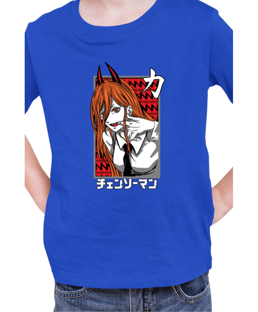 Детска Тениска Manga Japan Anime Comics Animation Chainsaw Man Fiend Formpower