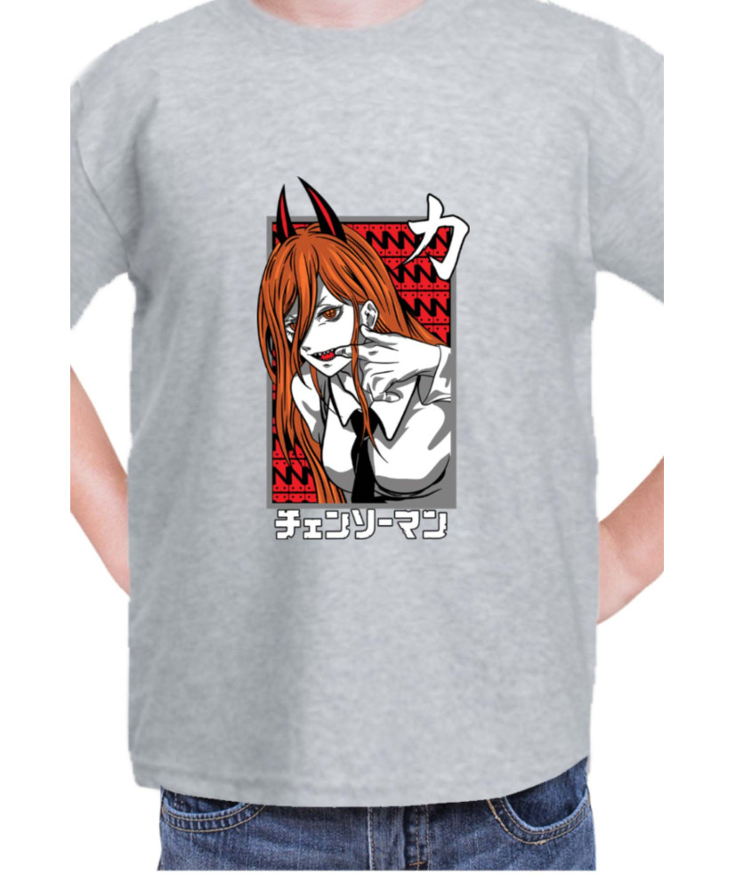 Детска Тениска Manga Japan Anime Comics Animation Chainsaw Man Fiend Formpower