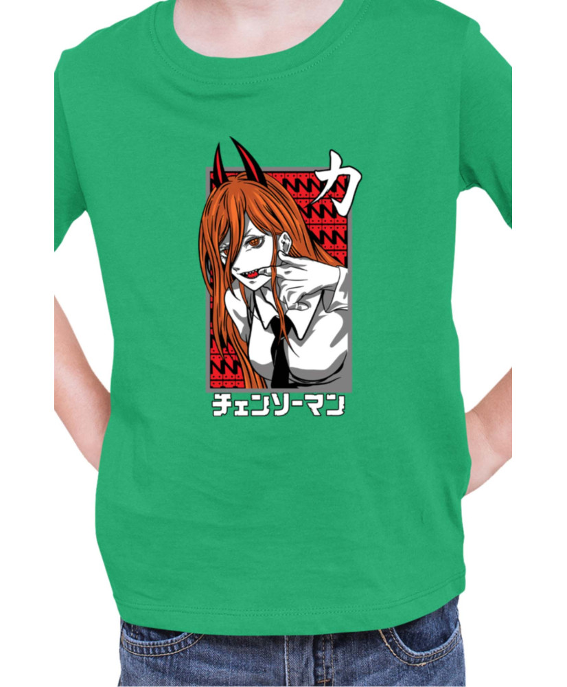 Детска Тениска Manga Japan Anime Comics Animation Chainsaw Man Fiend Formpower