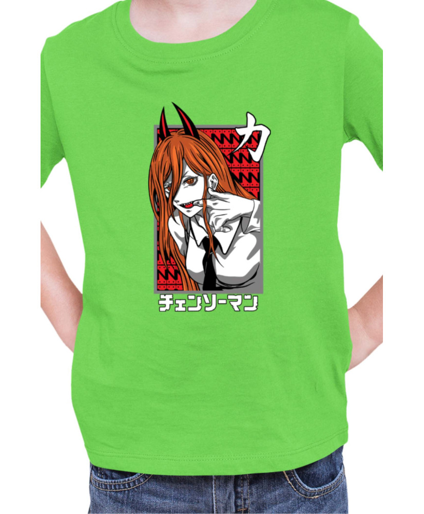 Детска Тениска Manga Japan Anime Comics Animation Chainsaw Man Fiend Formpower