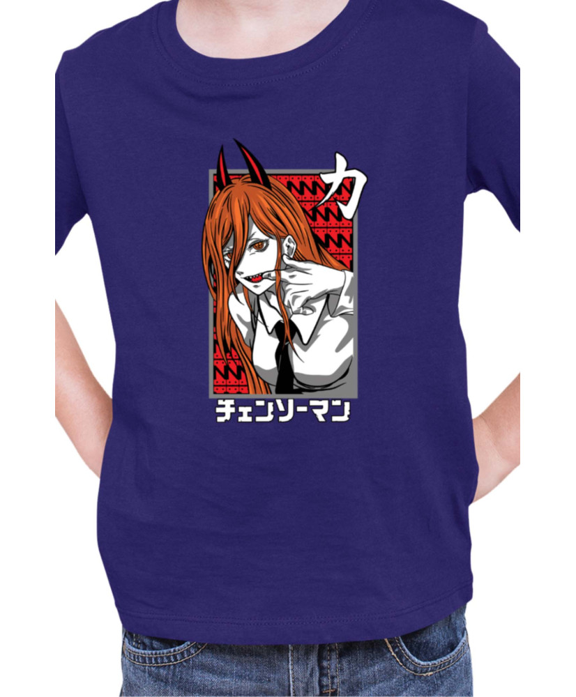 Детска Тениска Manga Japan Anime Comics Animation Chainsaw Man Fiend Formpower