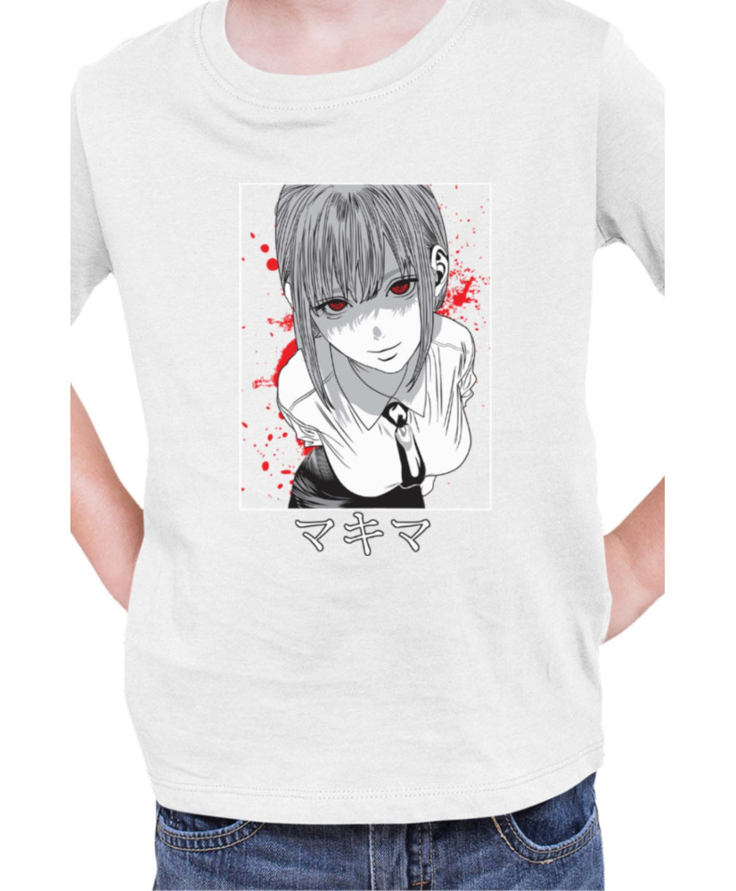 Детска Тениска Manga Japan Anime Comics Animation Chainsaw Man Hunter Leader