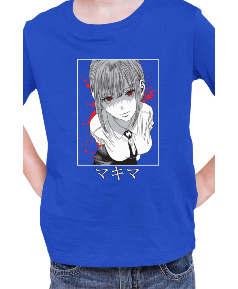 Детска Тениска Manga Japan Anime Comics Animation Chainsaw Man Hunter Leader
