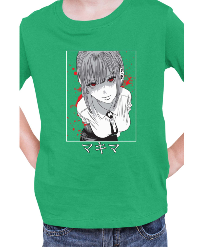 Детска Тениска Manga Japan Anime Comics Animation Chainsaw Man Hunter Leader