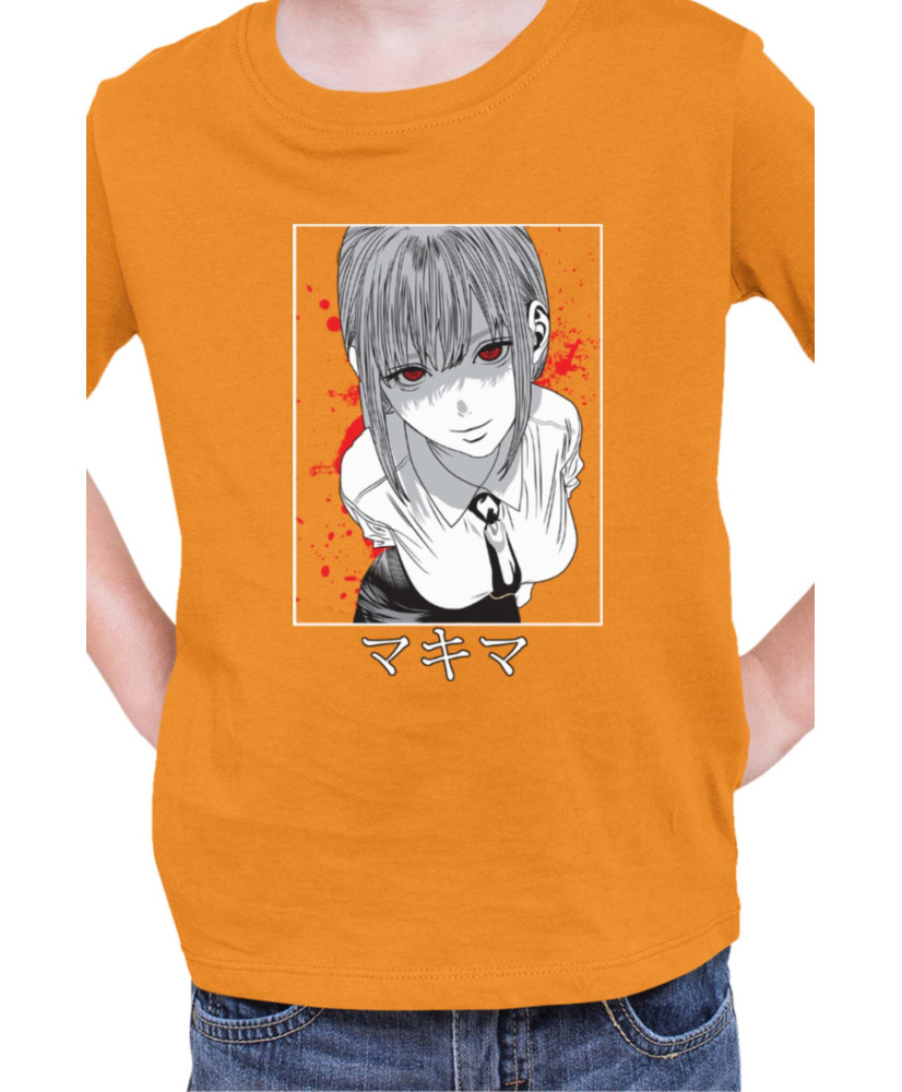 Детска Тениска Manga Japan Anime Comics Animation Chainsaw Man Hunter Leader