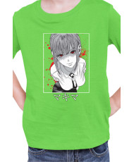 Детска Тениска Manga Japan Anime Comics Animation Chainsaw Man Hunter Leader