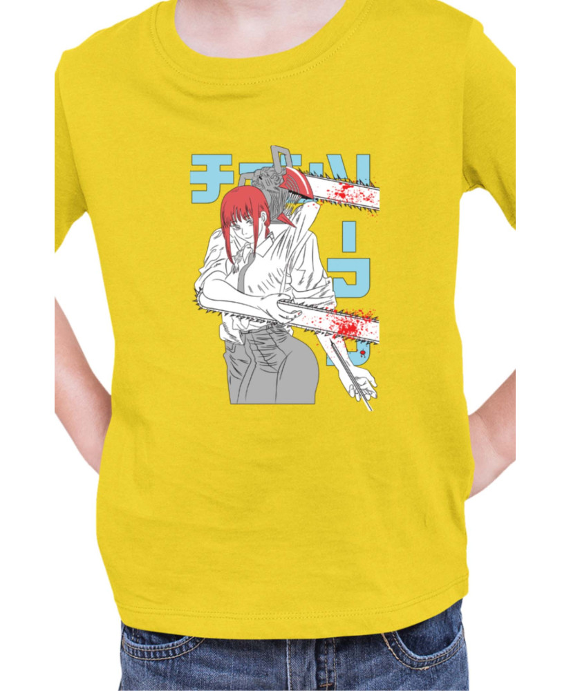 Детска Тениска Manga Japan Anime Comics Animation Chainsaw Man Makima