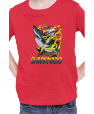 Детска Тениска Manga Japan Anime Comics Animation Chainsaw Man Sharknado