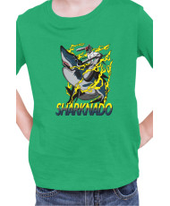 Детска Тениска Manga Japan Anime Comics Animation Chainsaw Man Sharknado