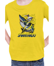 Детска Тениска Manga Japan Anime Comics Animation Chainsaw Man Sharknado
