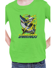 Детска Тениска Manga Japan Anime Comics Animation Chainsaw Man Sharknado