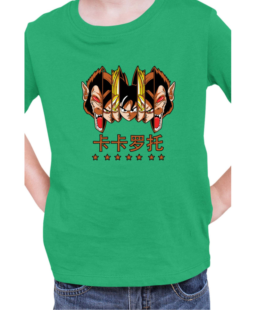 Детска Тениска Manga Japan Anime Comics Animation Dbz Great Ape Transform