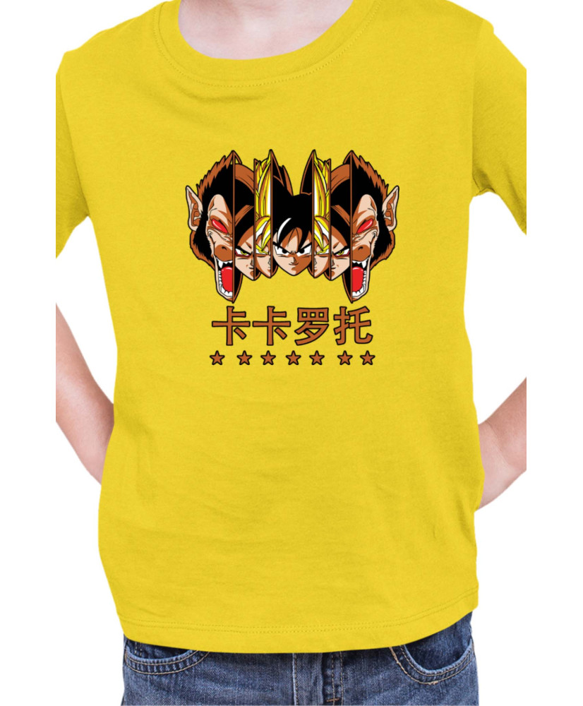 Детска Тениска Manga Japan Anime Comics Animation Dbz Great Ape Transform