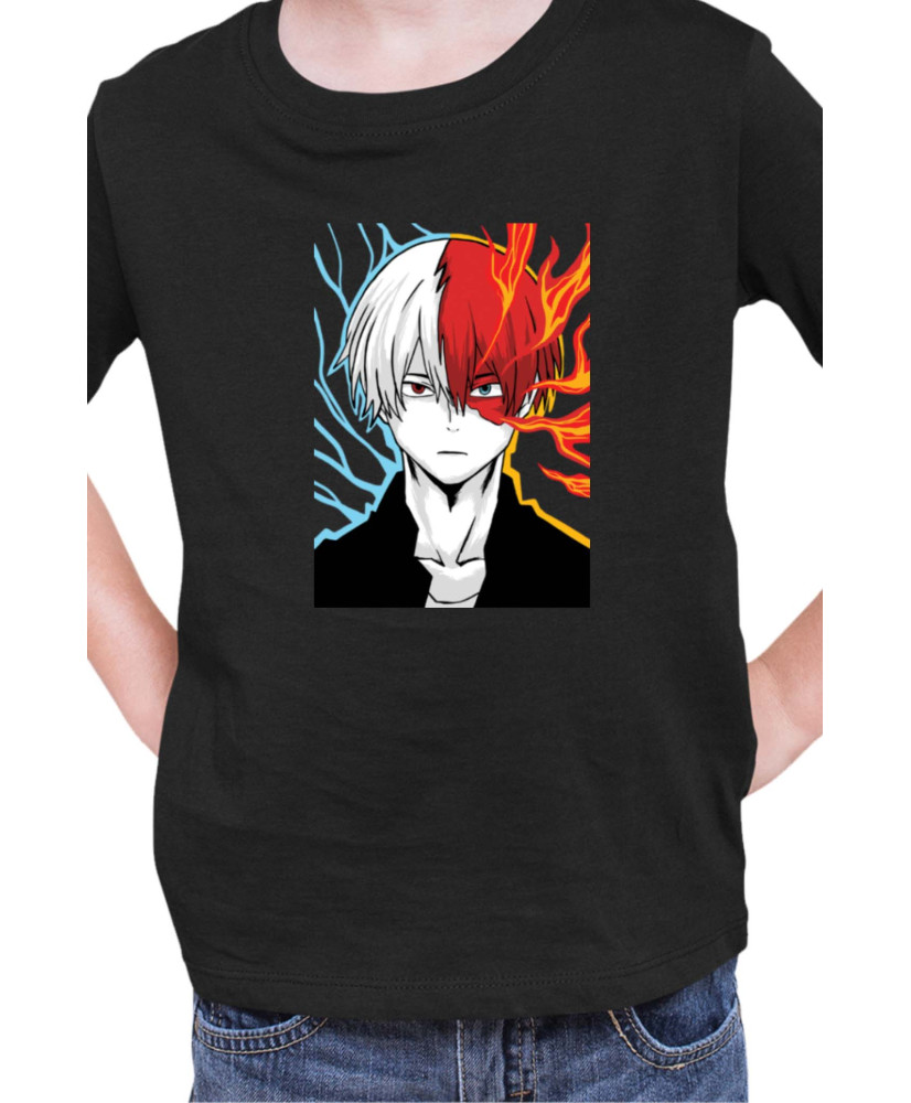 Детска Тениска Manga Japan Anime Comics Animation My Hero Academia Shoto Todoroki V-24