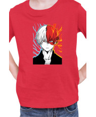 Детска Тениска Manga Japan Anime Comics Animation My Hero Academia Shoto Todoroki V-24