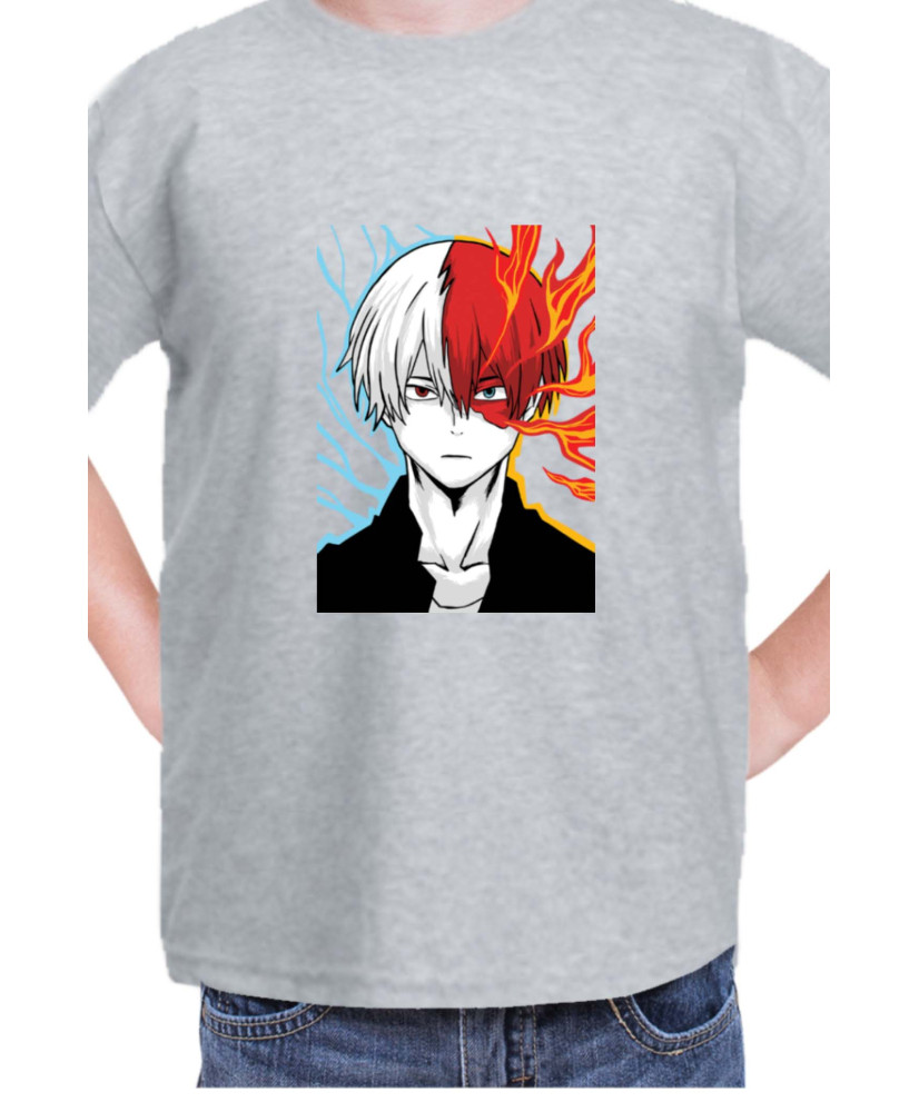 Детска Тениска Manga Japan Anime Comics Animation My Hero Academia Shoto Todoroki V-24