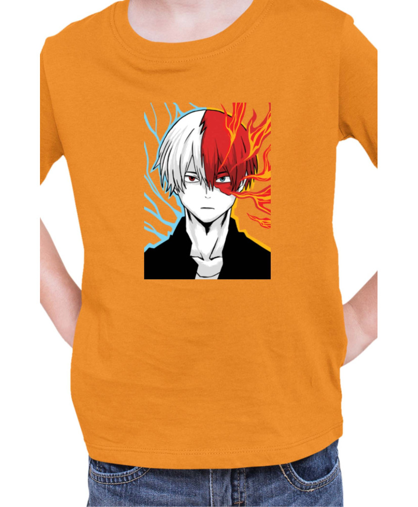 Детска Тениска Manga Japan Anime Comics Animation My Hero Academia Shoto Todoroki V-24