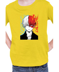 Детска Тениска Manga Japan Anime Comics Animation My Hero Academia Shoto Todoroki V-24