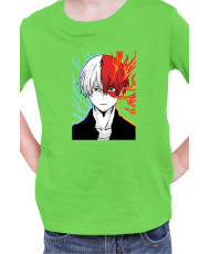 Детска Тениска Manga Japan Anime Comics Animation My Hero Academia Shoto Todoroki V-24