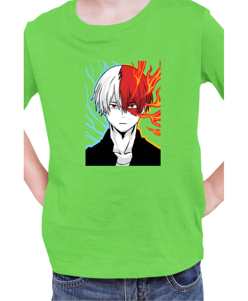 Детска Тениска Manga Japan Anime Comics Animation My Hero Academia Shoto Todoroki V-24