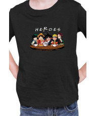 Детска Тениска Manga Japan Anime Comics Animation Naruto Tanjiro Goku Luffy Decu Anime Heroes V17