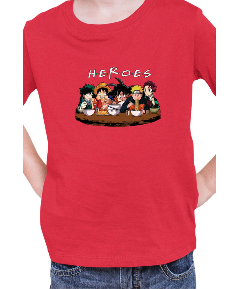 Детска Тениска Manga Japan Anime Comics Animation Naruto Tanjiro Goku Luffy Decu Anime Heroes V17 Детска Тениска Manga Japan Anime Comics Animation Naruto Tanjiro Goku Luffy Decu Anime Heroes V17