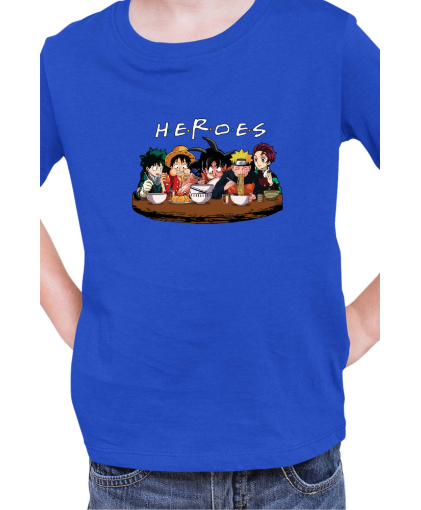 Детска Тениска Manga Japan Anime Comics Animation Naruto Tanjiro Goku Luffy Decu Anime Heroes V17 Детска Тениска Manga Japan Anime Comics Animation Naruto Tanjiro Goku Luffy Decu Anime Heroes V17