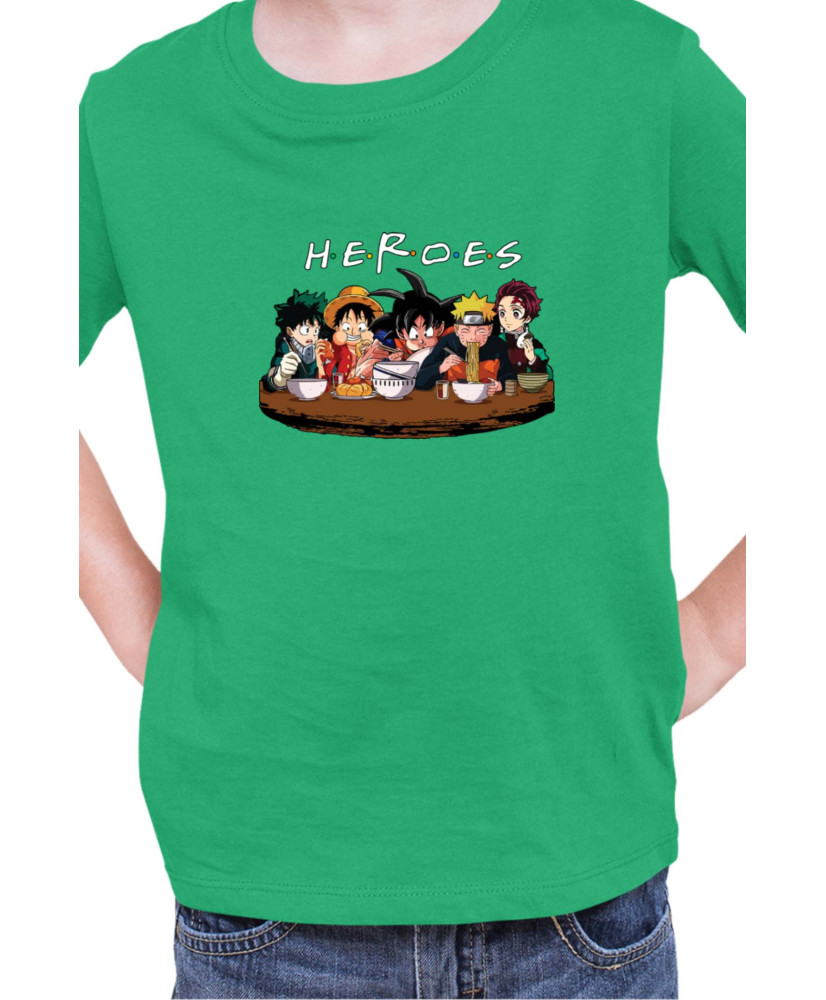 Детска Тениска Manga Japan Anime Comics Animation Naruto Tanjiro Goku Luffy Decu Anime Heroes V17 Детска Тениска Manga Japan Anime Comics Animation Naruto Tanjiro Goku Luffy Decu Anime Heroes V17
