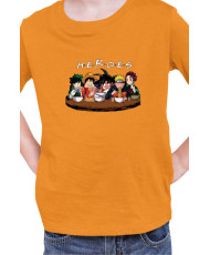 Детска Тениска Manga Japan Anime Comics Animation Naruto Tanjiro Goku Luffy Decu Anime Heroes V17