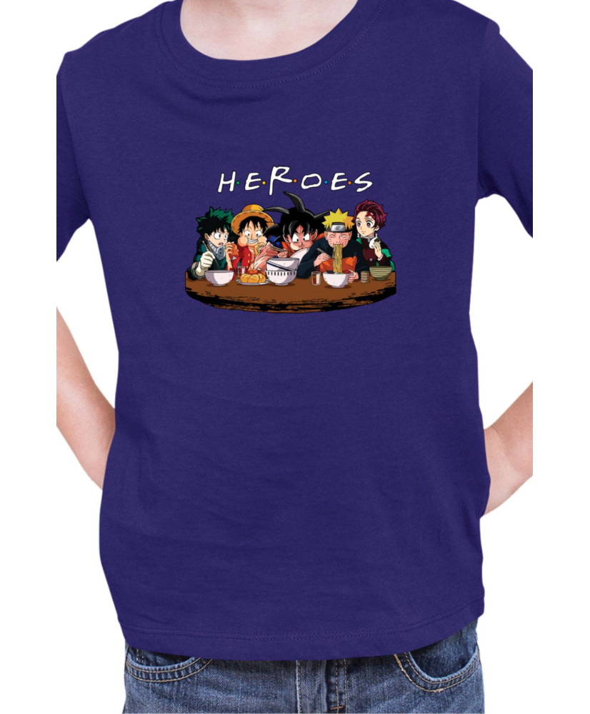 Детска Тениска Manga Japan Anime Comics Animation Naruto Tanjiro Goku Luffy Decu Anime Heroes V17 Детска Тениска Manga Japan Anime Comics Animation Naruto Tanjiro Goku Luffy Decu Anime Heroes V17