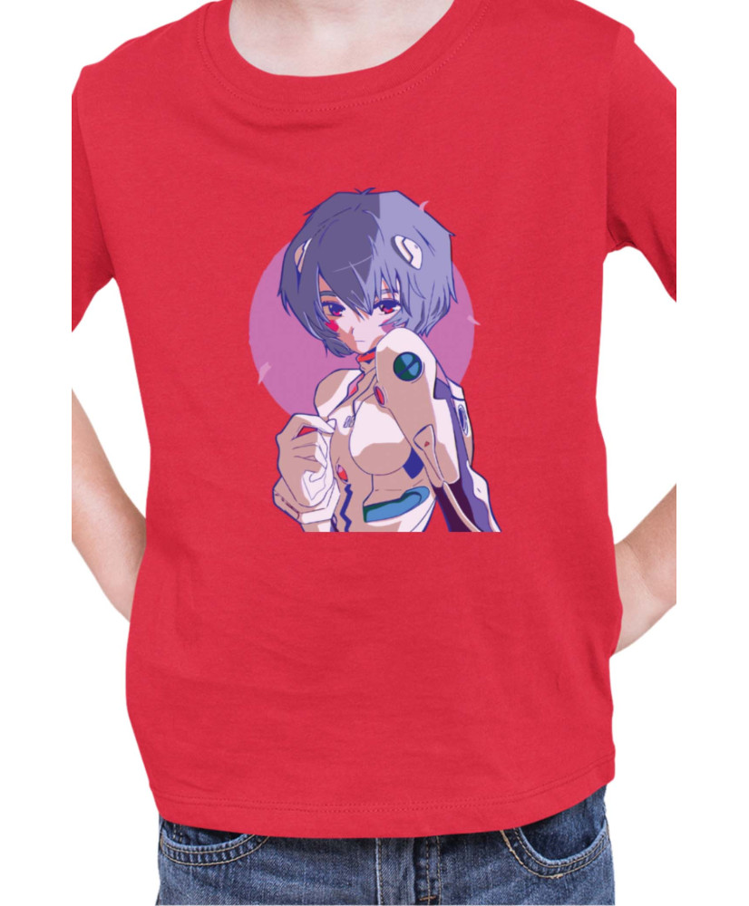 Детска Тениска Manga Japan Anime Comics Animation Neon Genesis Evangelion Ayanami Plugsuit