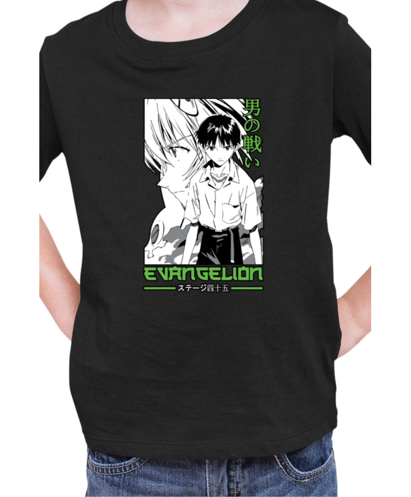 Детска Тениска Manga Japan Anime Comics Animation Neon Genesis Evangelion Ikari V-49