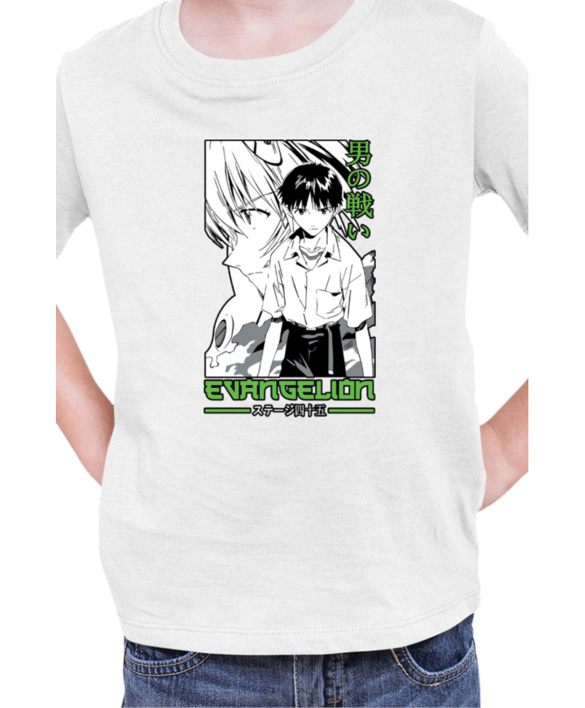 Детска Тениска Manga Japan Anime Comics Animation Neon Genesis Evangelion Ikari V-49