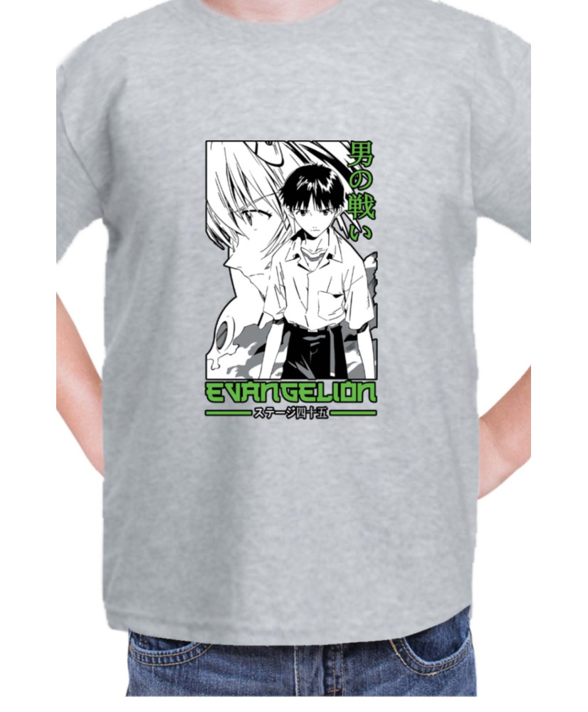 Детска Тениска Manga Japan Anime Comics Animation Neon Genesis Evangelion Ikari V-49