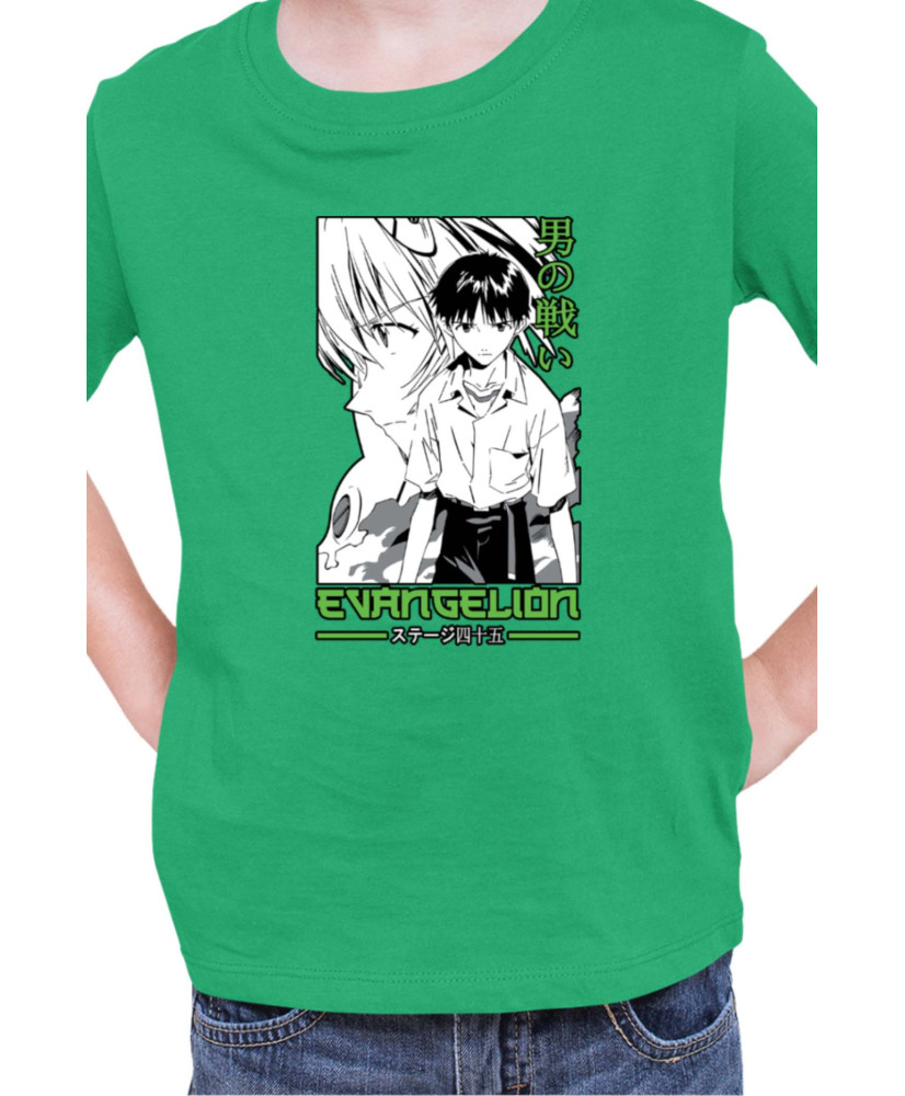 Детска Тениска Manga Japan Anime Comics Animation Neon Genesis Evangelion Ikari V-49