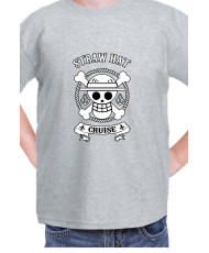 Детска Тениска Manga Japan Anime Comics Animation One Piece Roger Flag V-19