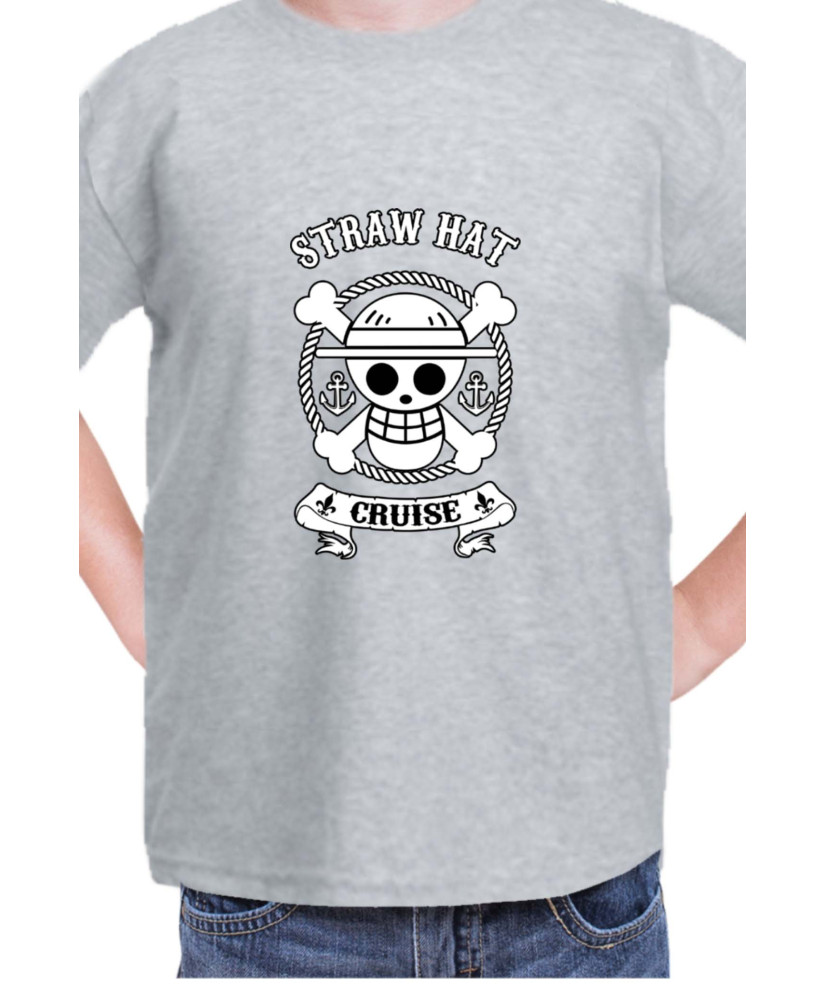 Детска Тениска Manga Japan Anime Comics Animation One Piece Roger Flag V-19 Детска Тениска Manga Japan Anime Comics Animation One Piece Roger Flag V-19