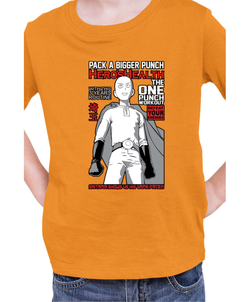 Детска Тениска Manga Japan Anime Comics Animation One Punch Man Caped Baldy V-48