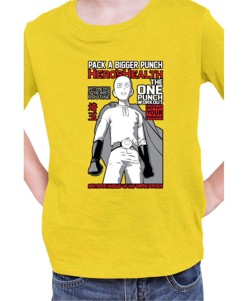 Детска Тениска Manga Japan Anime Comics Animation One Punch Man Caped Baldy V-48