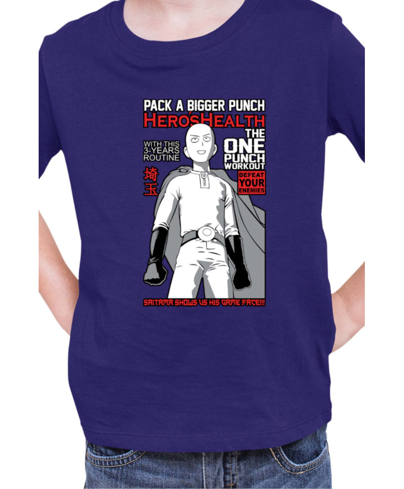 Детска Тениска Manga Japan Anime Comics Animation One Punch Man Caped Baldy V-48