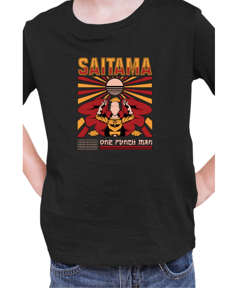Детска Тениска Manga Japan Anime Comics Animation One Punch Man Punch Saitama