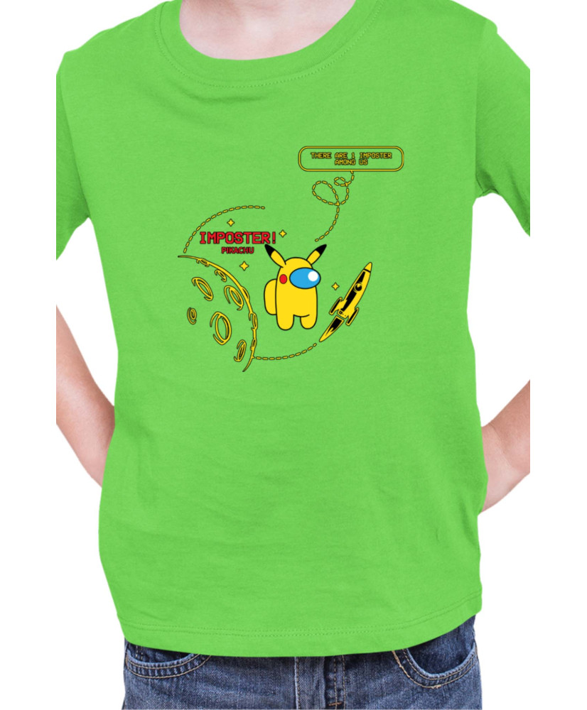 Детска Тениска Manga Japan Anime Comics Animation Pikachu Imposter Among Us Детска Тениска Manga Japan Anime Comics Animation Pikachu Imposter Among Us