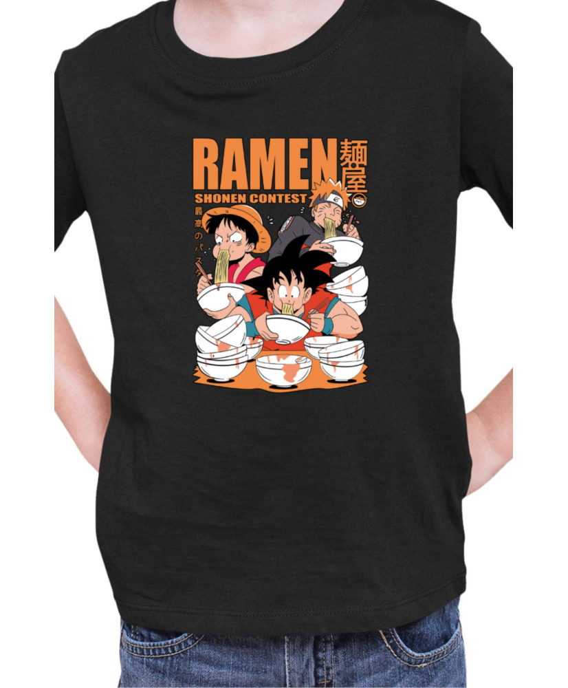 Детска Тениска Manga Japan Anime Comics Animation Ramen Shonen Contest