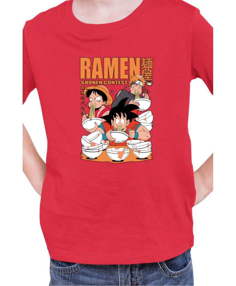 Детска Тениска Manga Japan Anime Comics Animation Ramen Shonen Contest