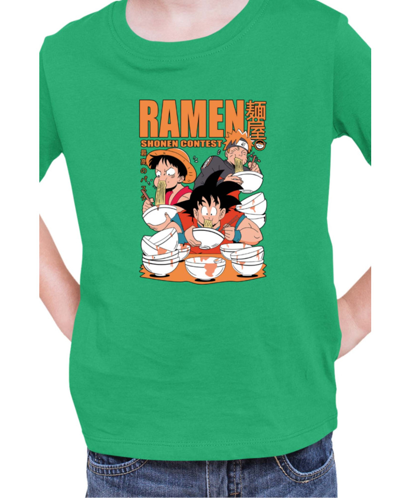 Детска Тениска Manga Japan Anime Comics Animation Ramen Shonen Contest