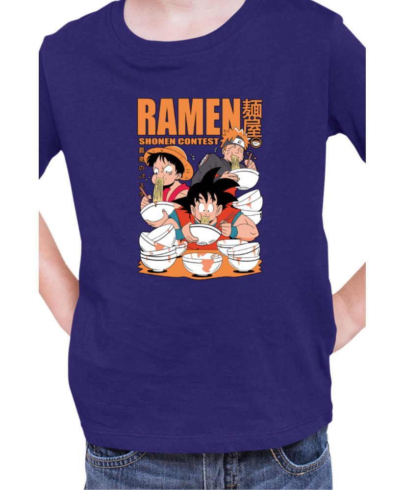 Детска Тениска Manga Japan Anime Comics Animation Ramen Shonen Contest