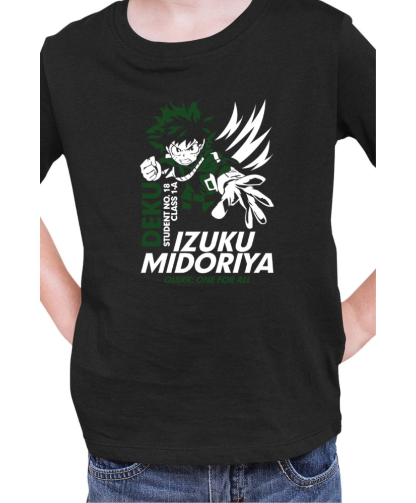 Детска Тениска Manga Japan Anime Comics Animation My Hero Academia Hero Izuku V-33