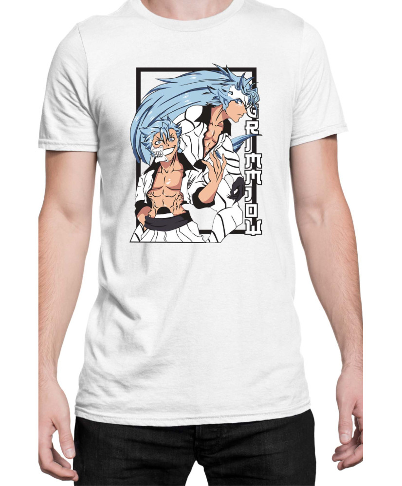 Мъжка Тениска Manga Japan Anime Comics Animation Bleach Grimmjow